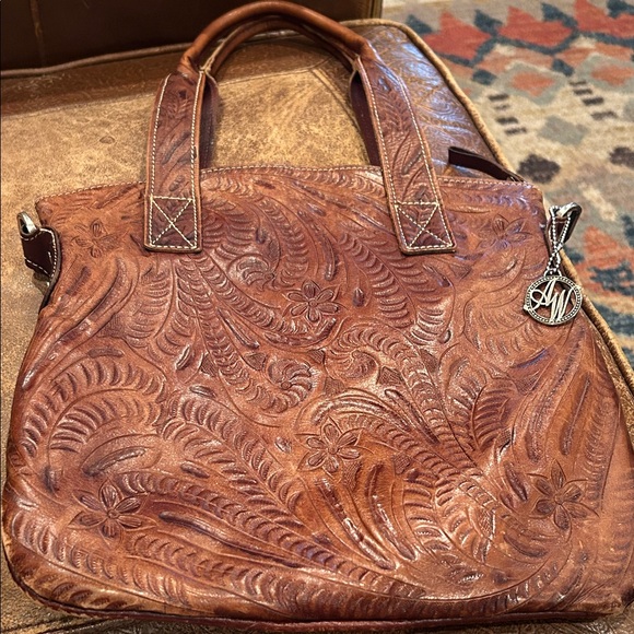 American West Brown and Cream Tote Bag - Picture 3 of 7